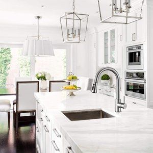 Single Handle Pull Down Kitchen Faucet, Stainless